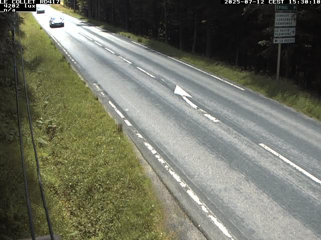 Caméra du Collet sur la route de Colmar (D417)