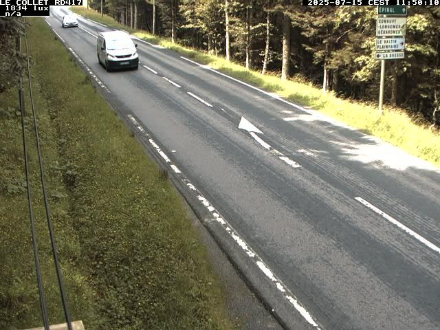 Caméra du Collet sur la route de Colmar (D417)