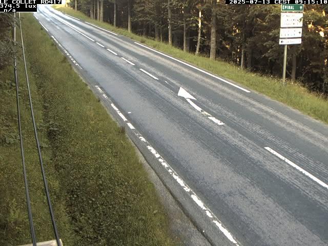Caméra du Collet sur la route de Colmar (D417)