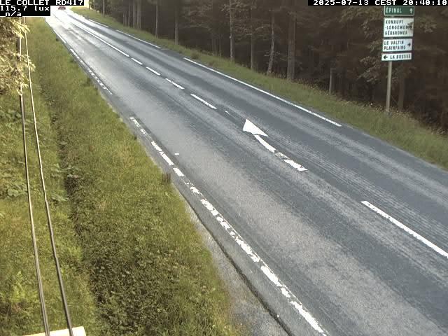 Caméra du Collet sur la route de Colmar (D417)