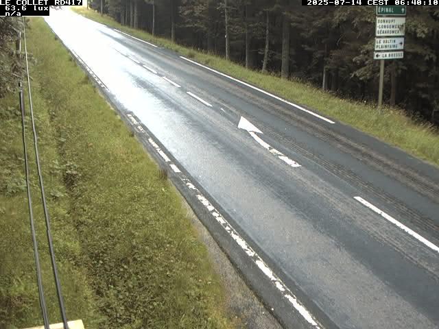 Caméra du Collet sur la route de Colmar (D417)