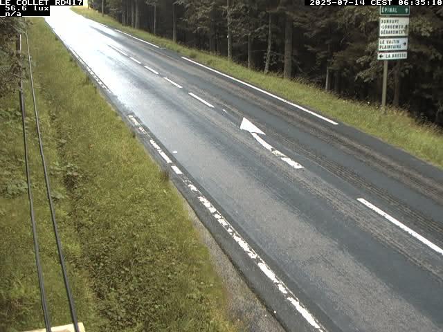 Caméra du Collet sur la route de Colmar (D417)
