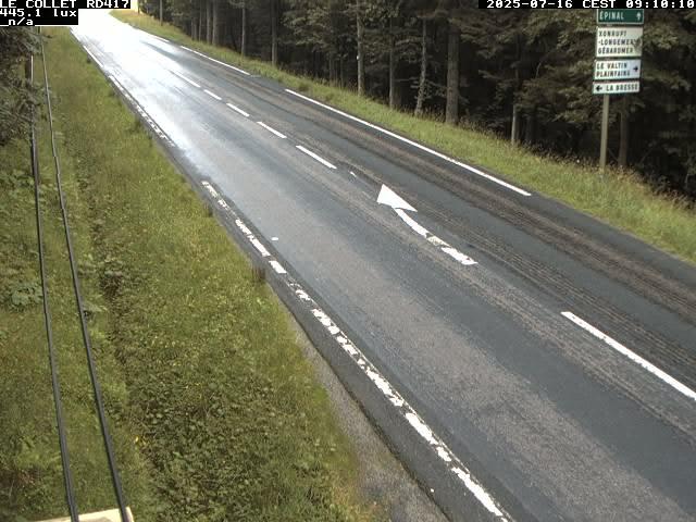 Caméra du Collet sur la route de Colmar (D417)