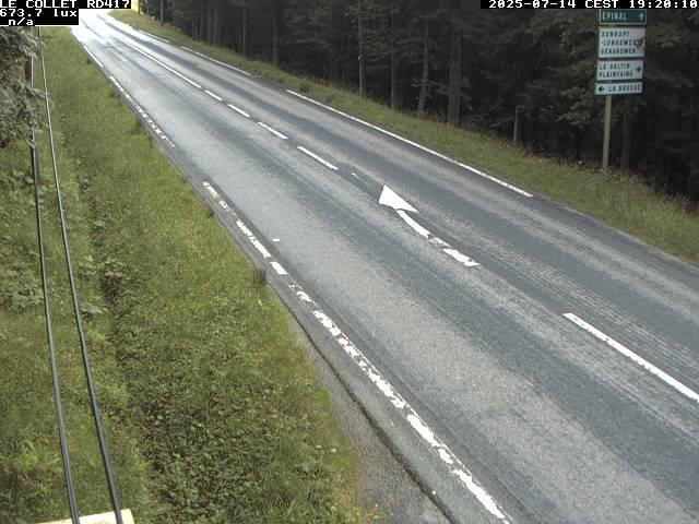 Caméra du Collet sur la route de Colmar (D417)