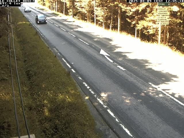 Caméra du Collet sur la route de Colmar (D417)