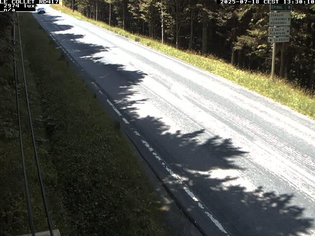 Caméra du Collet sur la route de Colmar (D417)