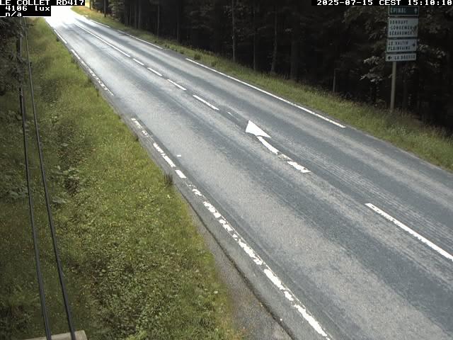 Caméra du Collet sur la route de Colmar (D417)