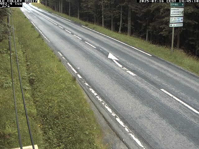 Caméra du Collet sur la route de Colmar (D417)
