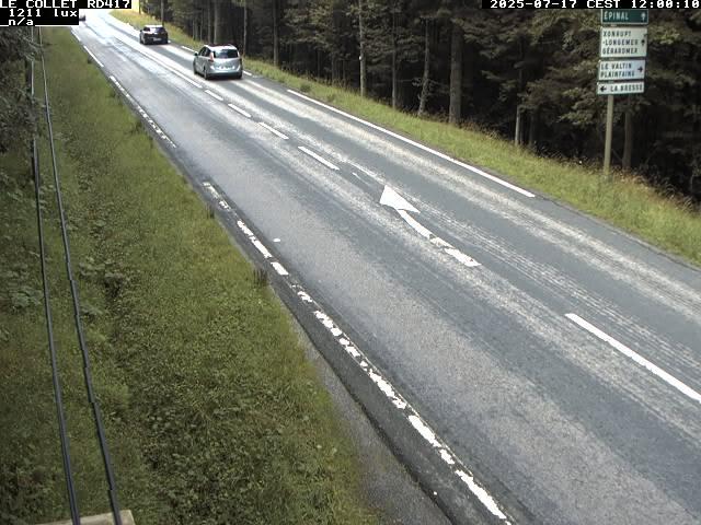 Caméra du Collet sur la route de Colmar (D417)