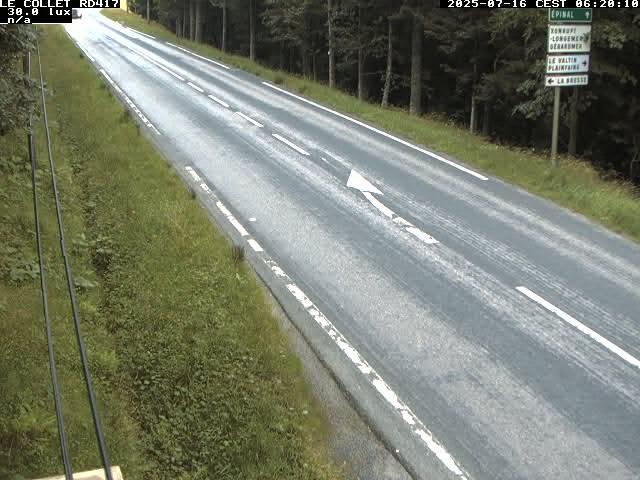 Caméra du Collet sur la route de Colmar (D417)