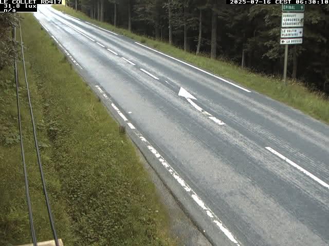 Caméra du Collet sur la route de Colmar (D417)