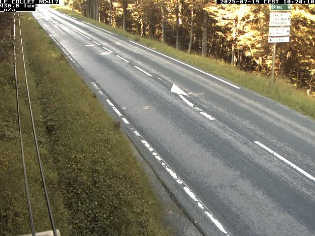 Caméra du Collet sur la route de Colmar (D417)