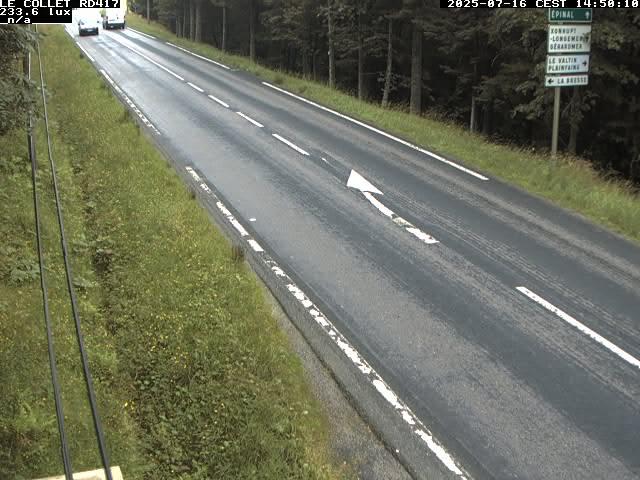 Caméra du Collet sur la route de Colmar (D417)