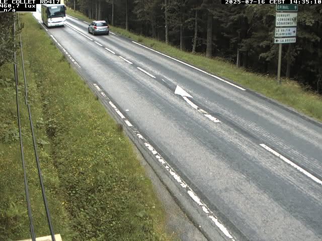 Caméra du Collet sur la route de Colmar (D417)