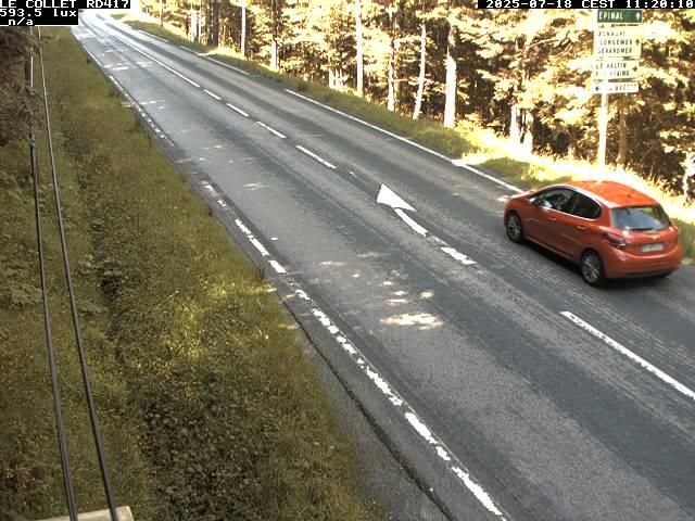 Caméra du Collet sur la route de Colmar (D417)