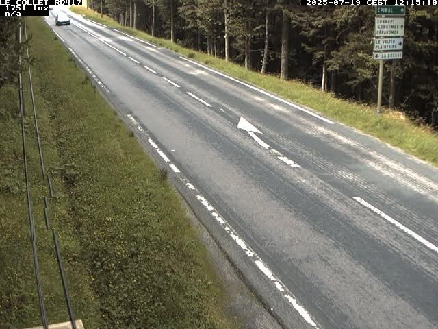 Caméra du Collet sur la route de Colmar (D417)