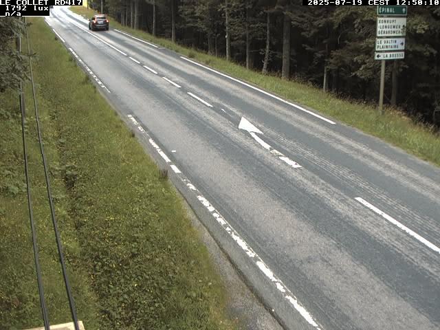 Caméra du Collet sur la route de Colmar (D417)