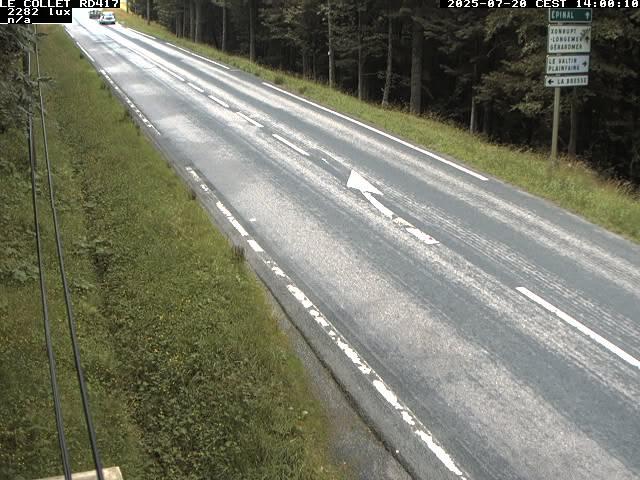 Caméra du Collet sur la route de Colmar (D417)