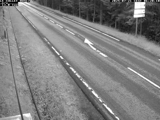 Caméra du Collet sur la route de Colmar (D417)