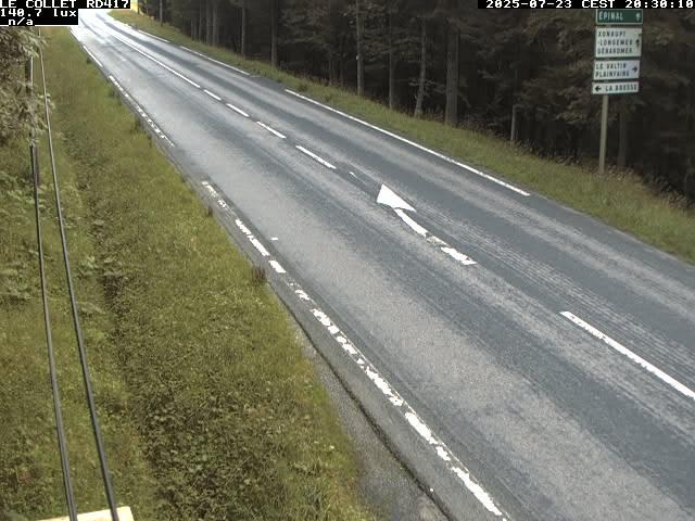 Caméra du Collet sur la route de Colmar (D417)