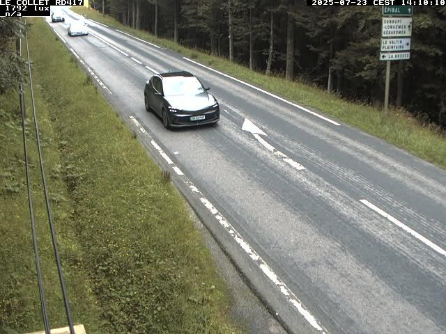 Caméra du Collet sur la route de Colmar (D417)