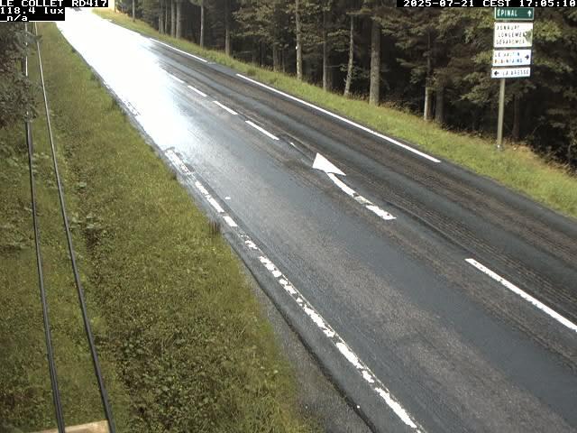 Caméra du Collet sur la route de Colmar (D417)