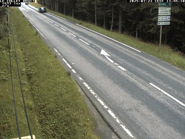 Caméra du Collet sur la route de Colmar (D417)