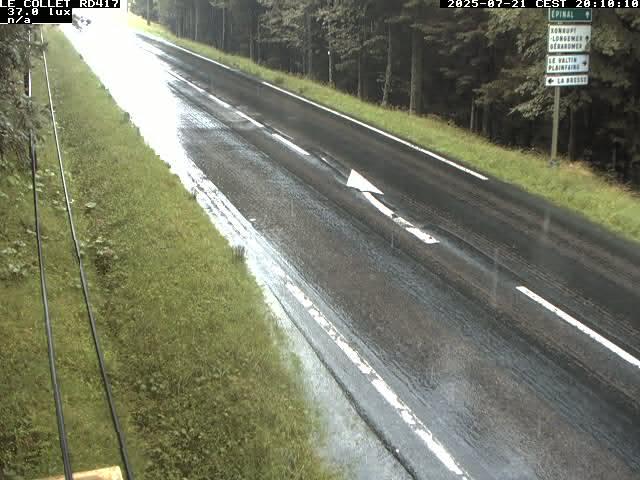 Caméra du Collet sur la route de Colmar (D417)