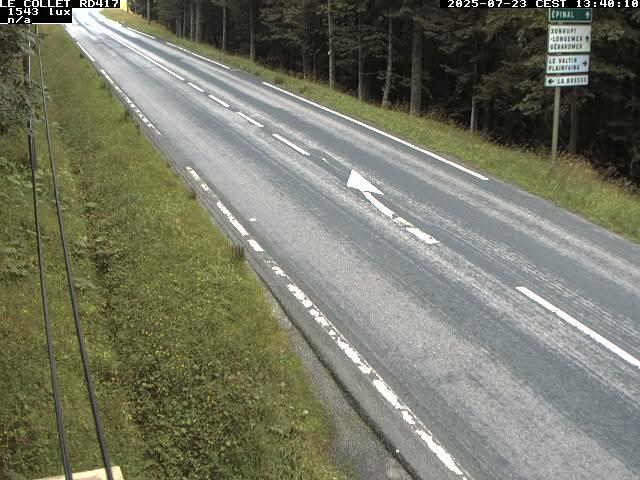 Caméra du Collet sur la route de Colmar (D417)