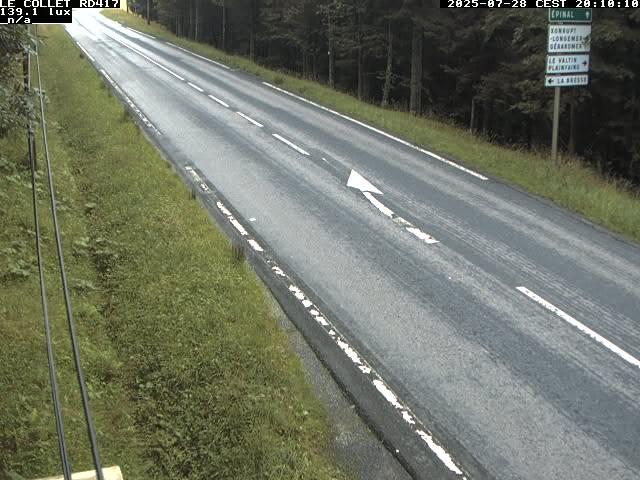 Caméra du Collet sur la route de Colmar (D417)