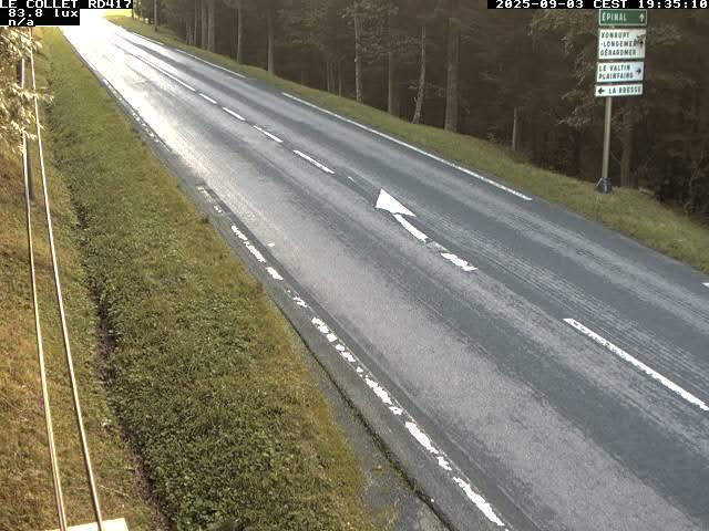 Caméra du Collet sur la route de Colmar (D417)