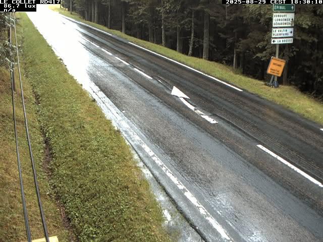 Caméra du Collet sur la route de Colmar (D417)