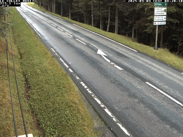 Caméra du Collet sur la route de Colmar (D417)