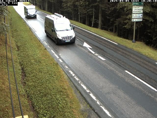 Caméra du Collet sur la route de Colmar (D417)