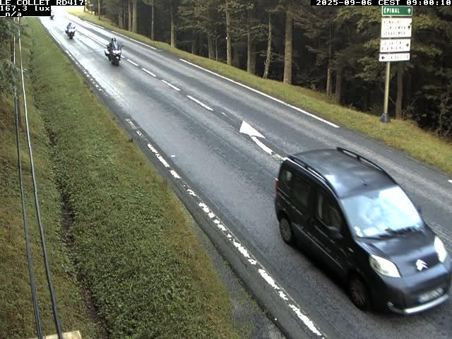 Caméra du Collet sur la route de Colmar (D417)