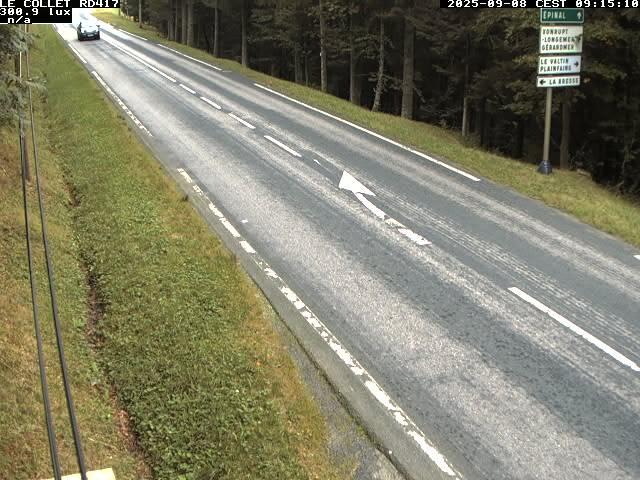 Caméra du Collet sur la route de Colmar (D417)