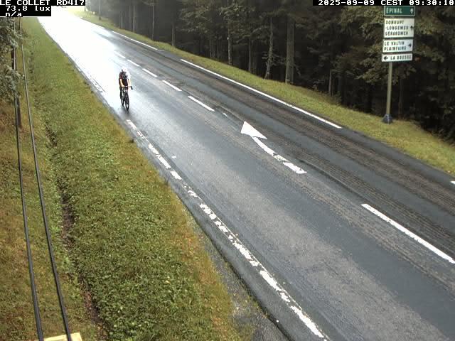 Caméra du Collet sur la route de Colmar (D417)