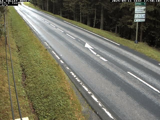 Caméra du Collet sur la route de Colmar (D417)