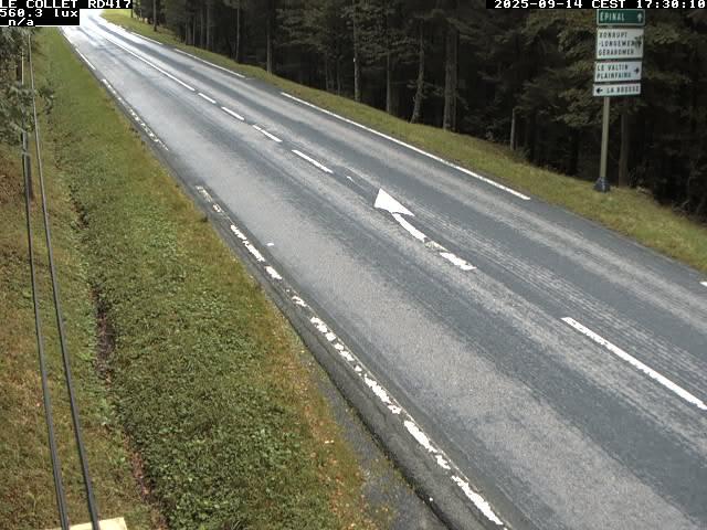 Caméra du Collet sur la route de Colmar (D417)