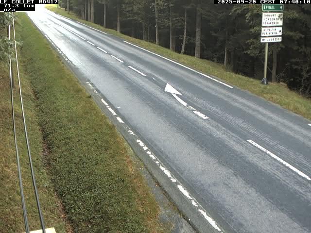 Caméra du Collet sur la route de Colmar (D417)
