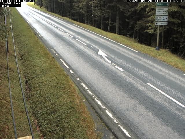 Caméra du Collet sur la route de Colmar (D417)