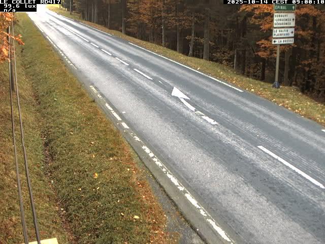 Caméra du Collet sur la route de Colmar (D417)