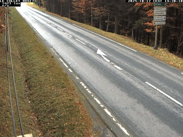 Caméra du Collet sur la route de Colmar (D417)