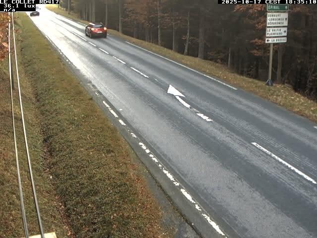 Caméra du Collet sur la route de Colmar (D417)