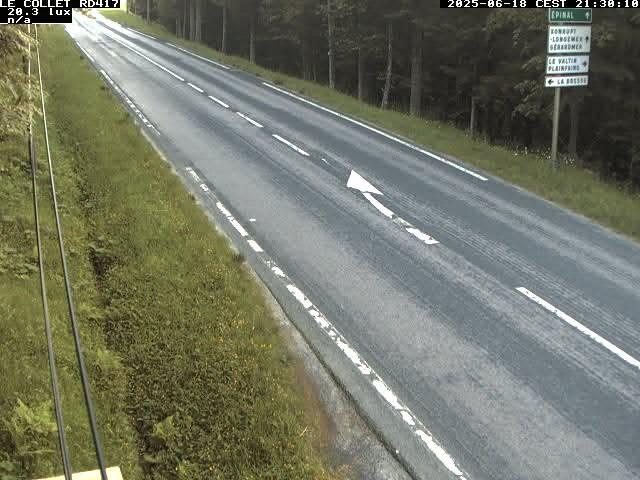 Caméra du Collet sur la route de Colmar (D417)