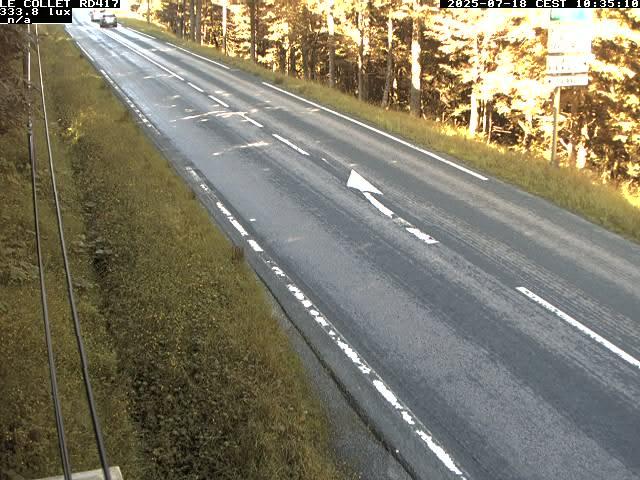 Caméra du Collet sur la route de Colmar (D417)