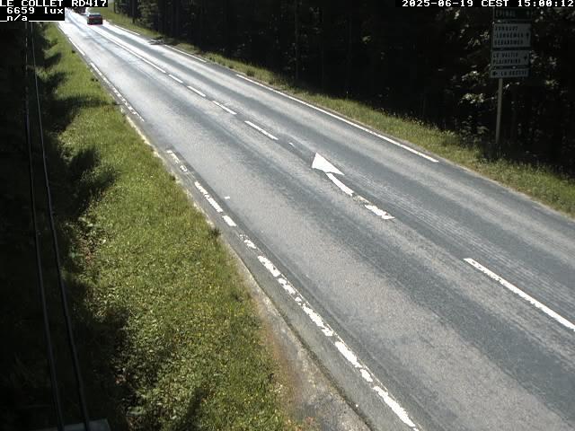 <h2>Caméra du Collet sur la route de Colmar (D417)</h2>