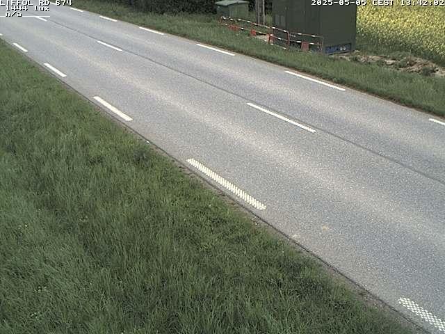 Webcam à Liffol-le-Grand dans le département des Vosges sur la D674 en direction de la Haute-Marne