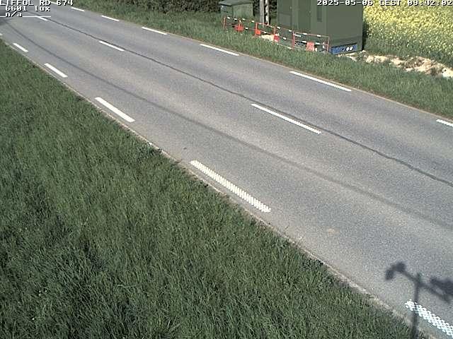 Webcam à Liffol-le-Grand dans le département des Vosges sur la D674 en direction de la Haute-Marne