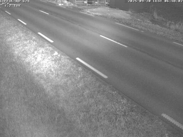 Webcam à Liffol-le-Grand dans le département des Vosges sur la D674 en direction de la Haute-Marne